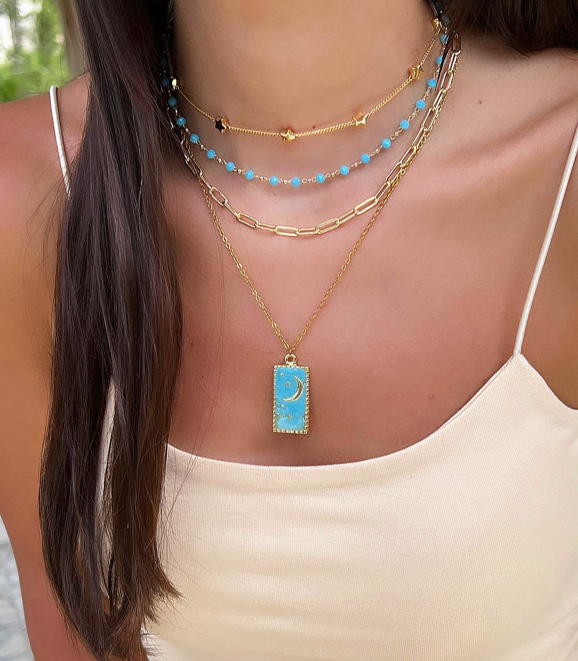 Blue Moon Necklace