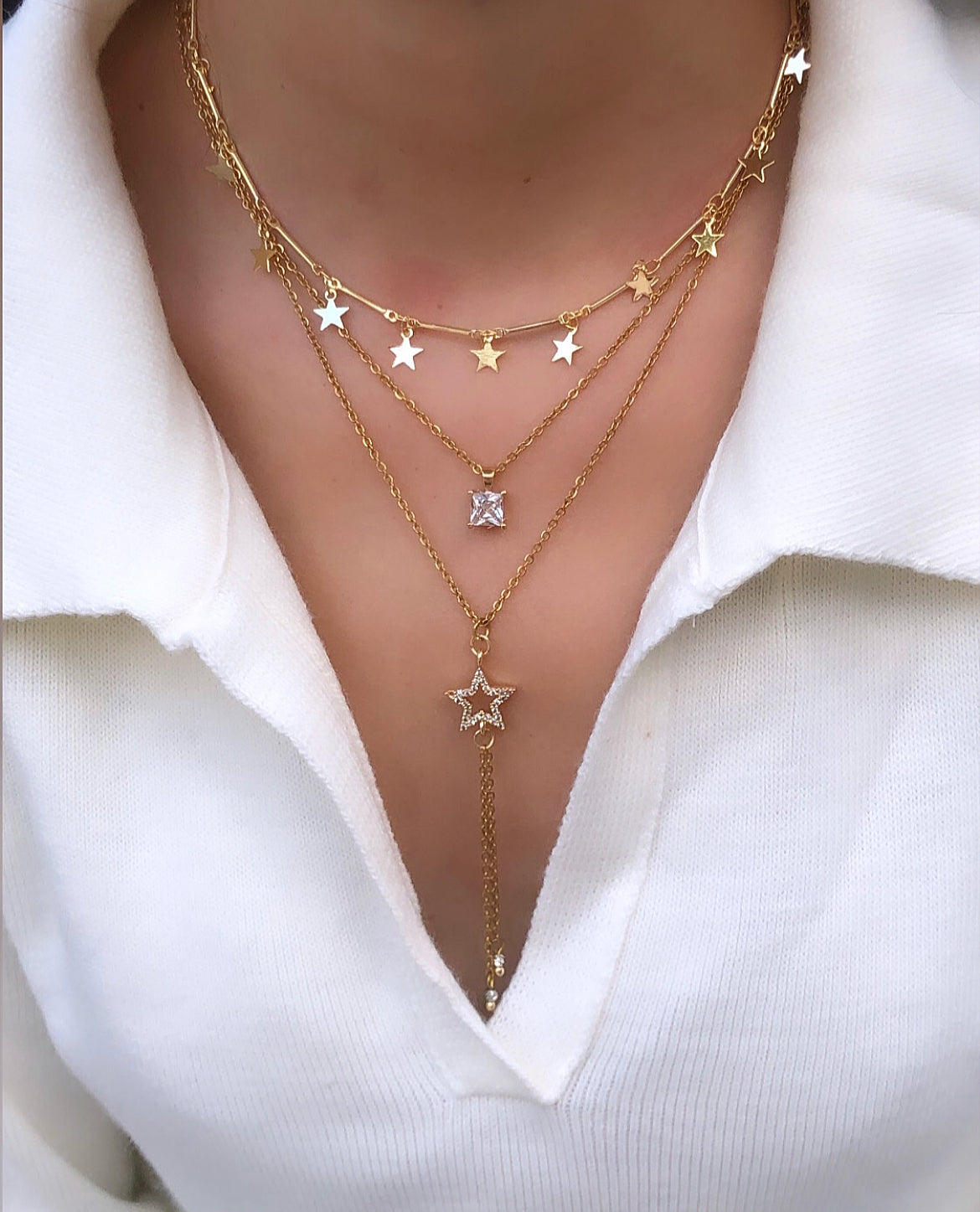 Stars Chain Necklace