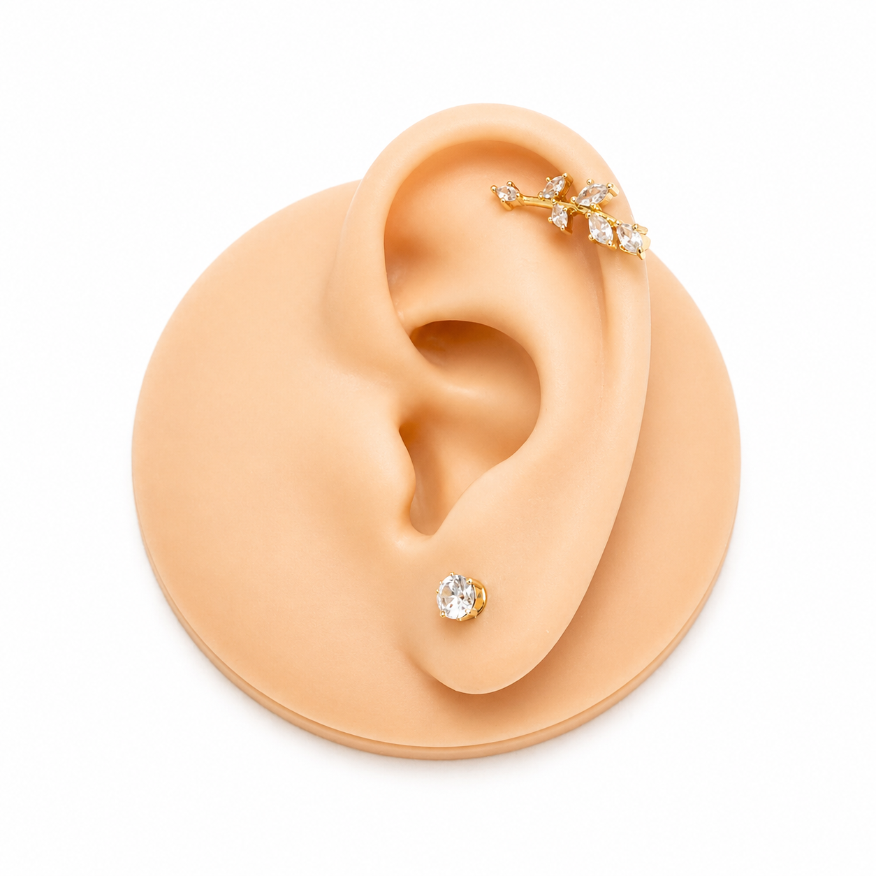 Olive Leaf Ear Cuff