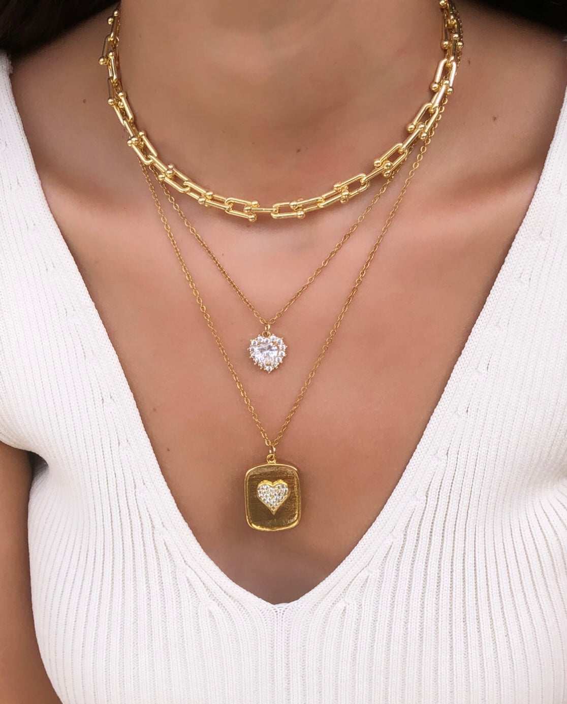 U Link Chain Necklace