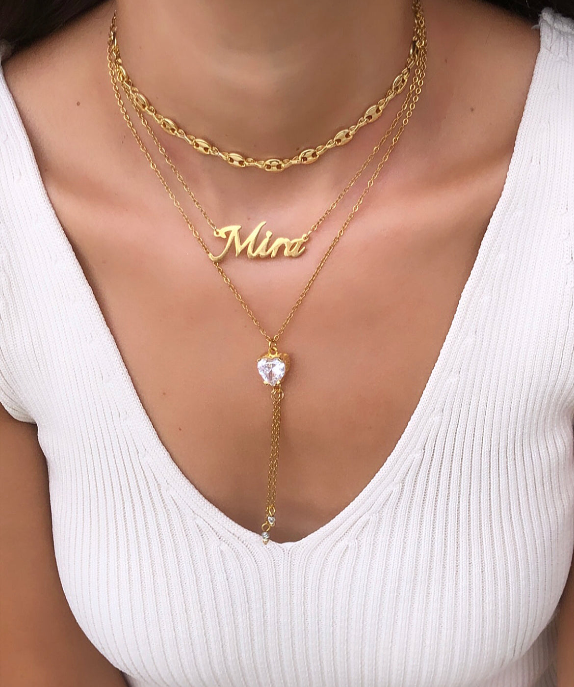 Heart Drop Necklace