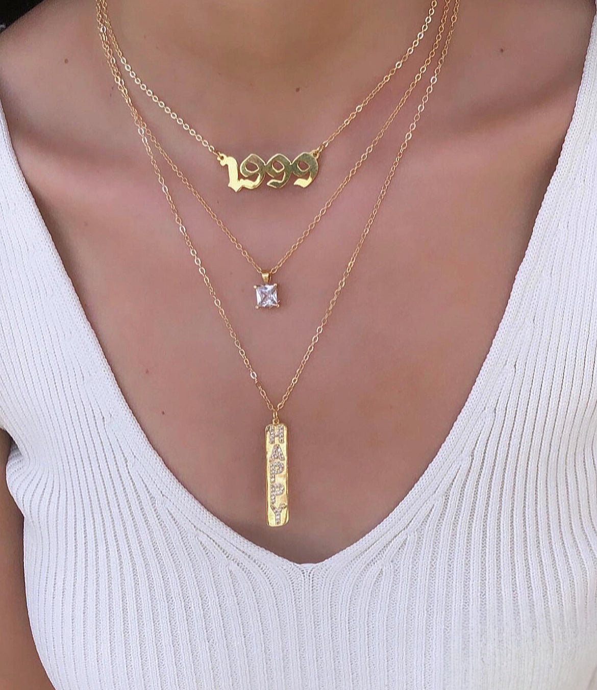 Happy Zircon Necklace