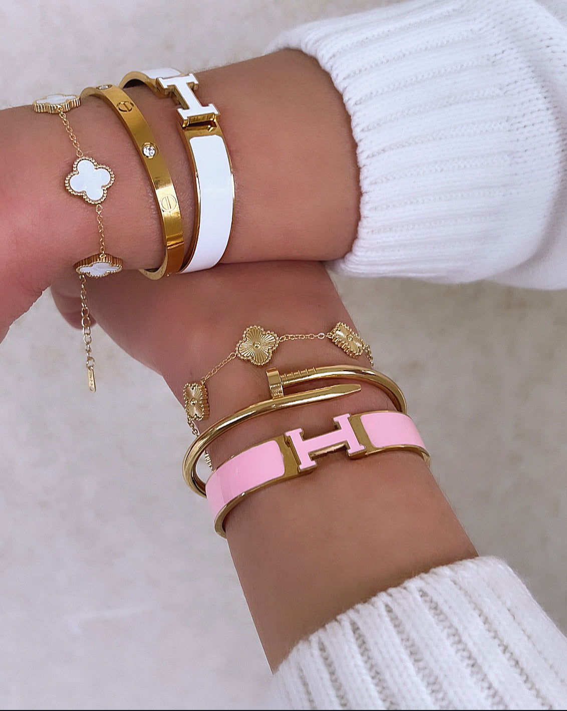 Stainless Steel Cartier Bangles