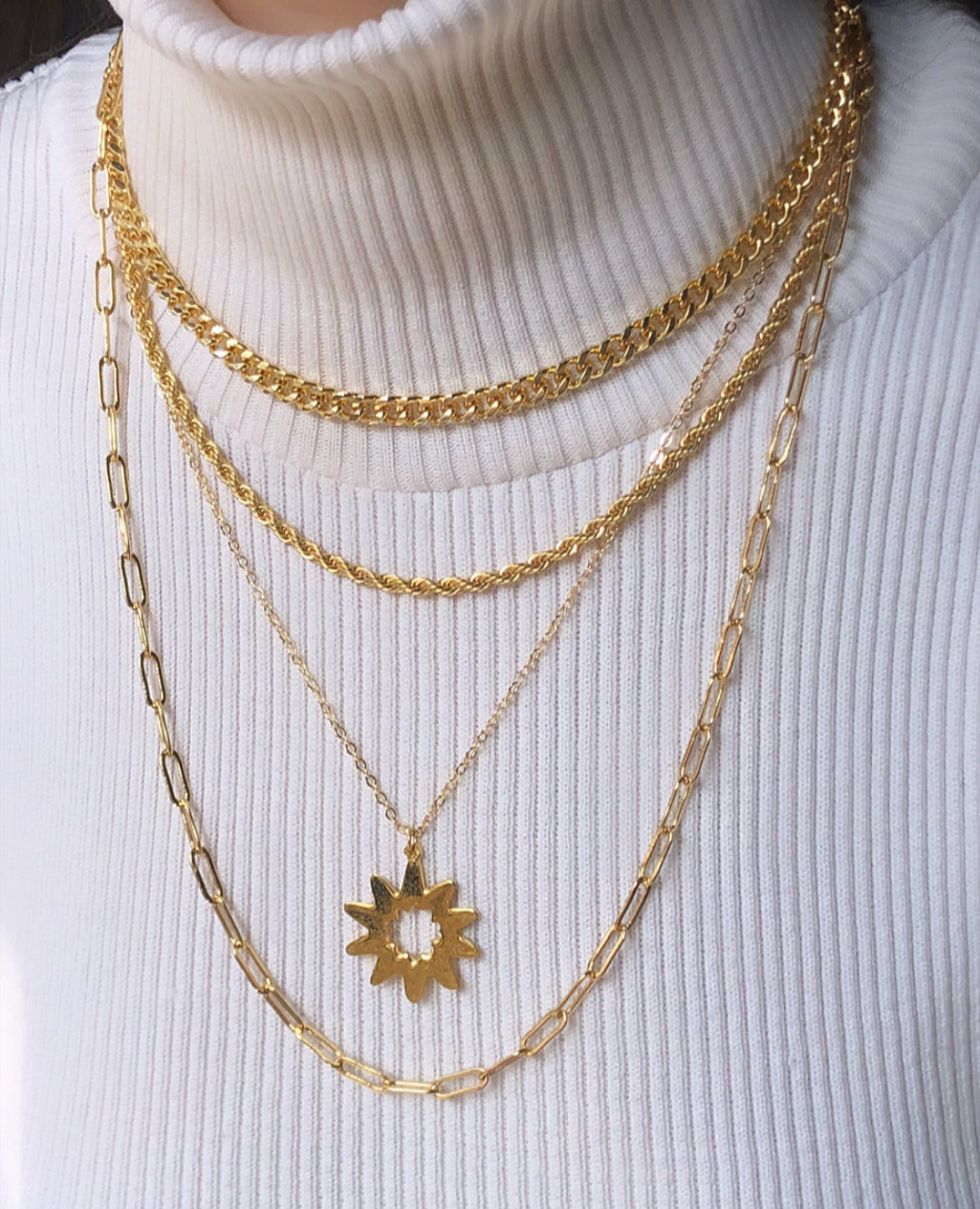 Golden Sun Necklace