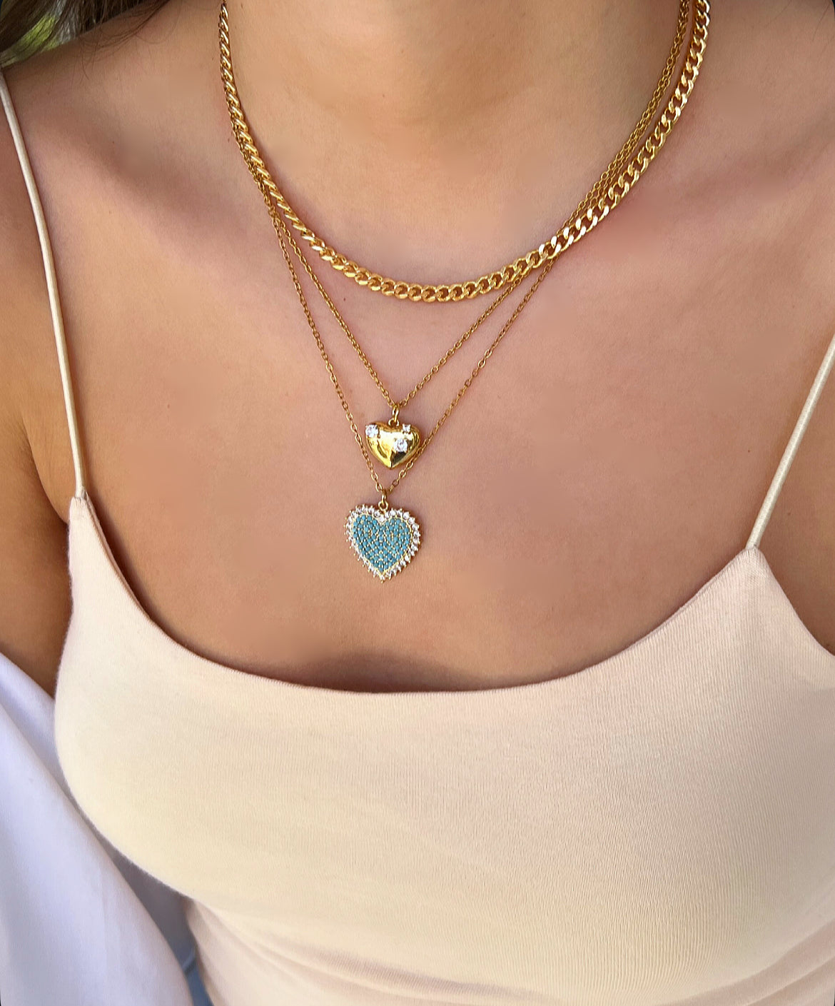 Icy Heart Necklace