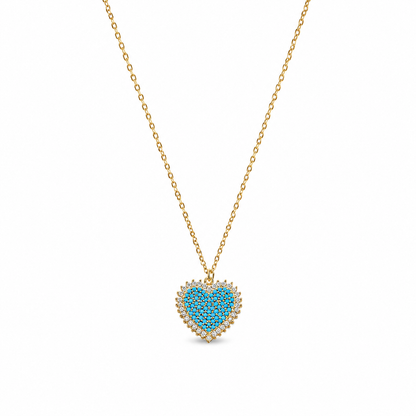 Icy Heart Necklace