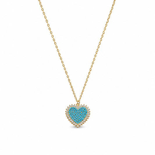 Icy Heart Necklace
