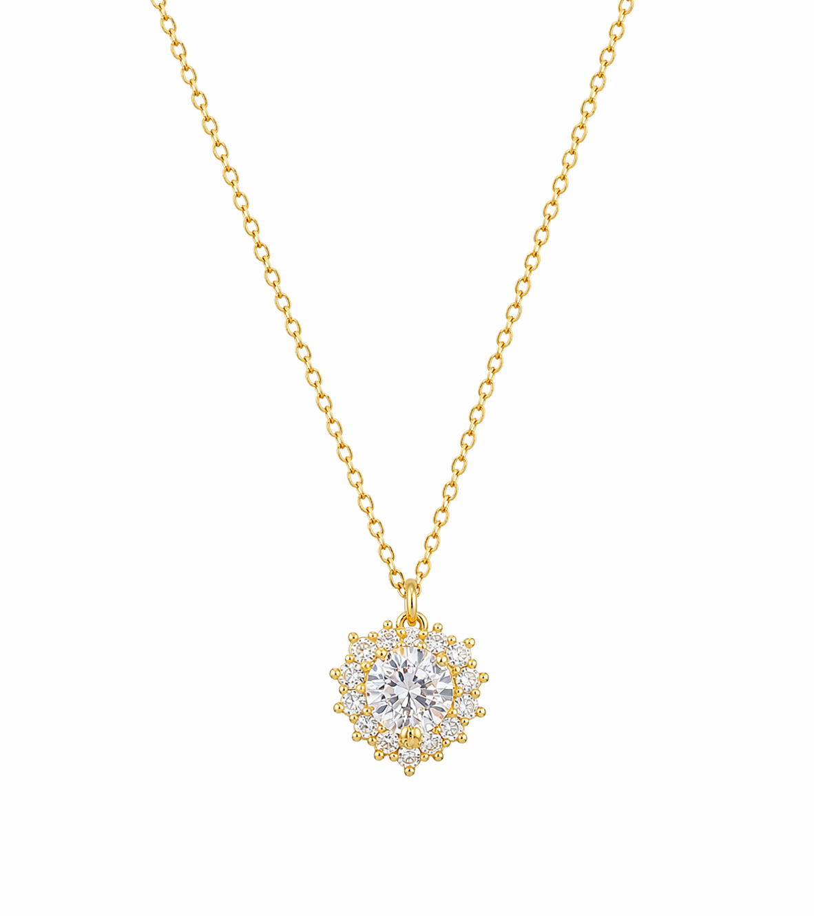 Heart Zircon Necklace