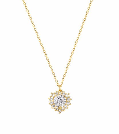 Heart Zircon Necklace