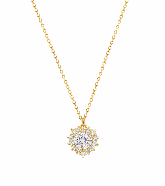 Heart Zircon Necklace