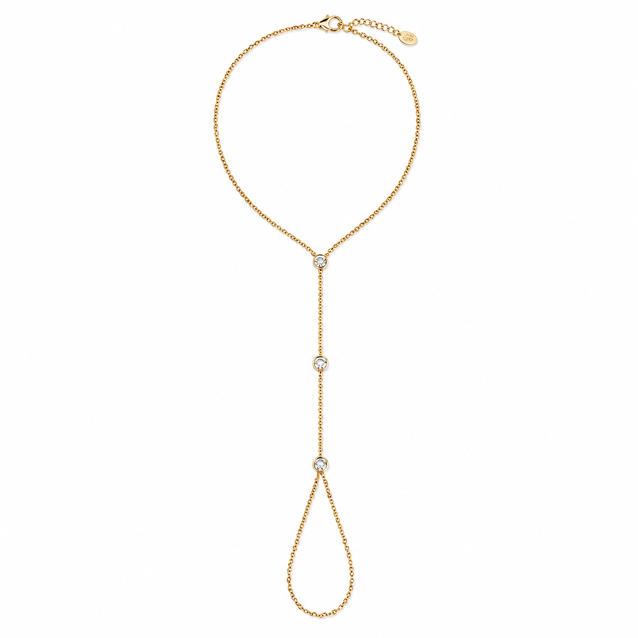 Crystal Line Hand Chain