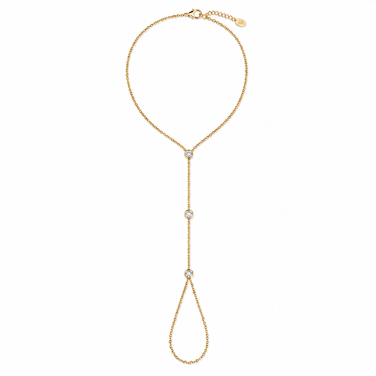 Crystal Line Hand Chain