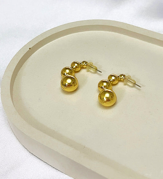 Trio Ball Earrings