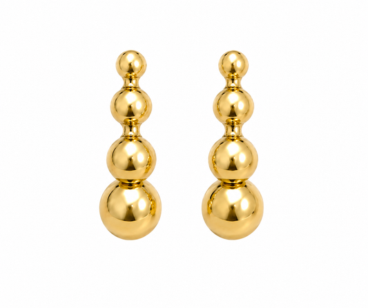 Trio Ball Earrings