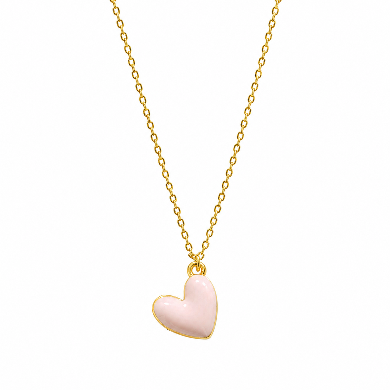 Pink Heart Necklace