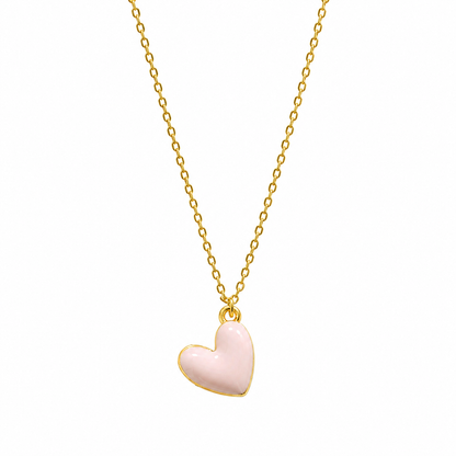 Pink Heart Necklace
