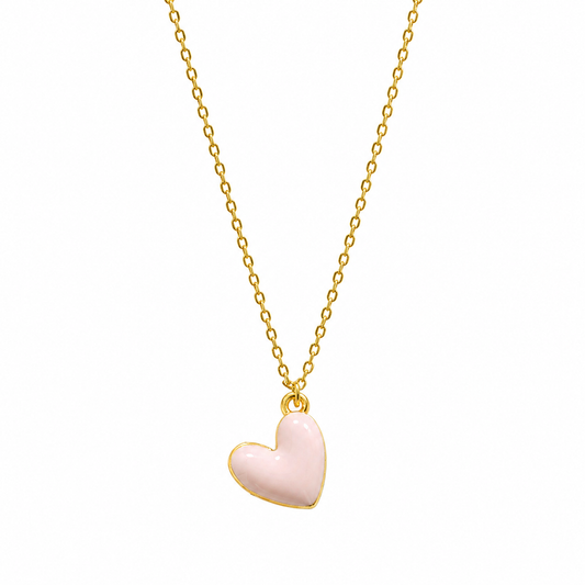 Pink Heart Necklace