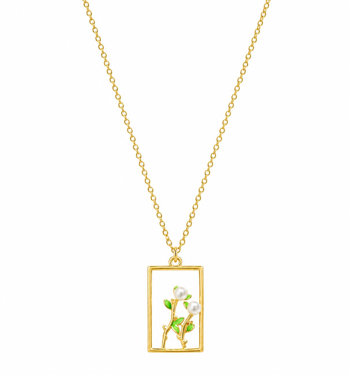 Flower Pearl Necklace