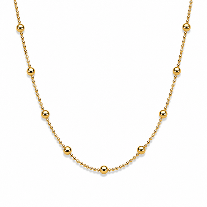 Long Ball Chain Necklace