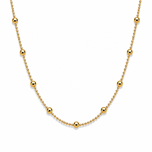 Long Ball Chain Necklace