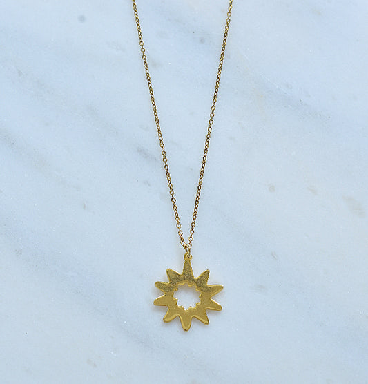 Golden Sun Necklace