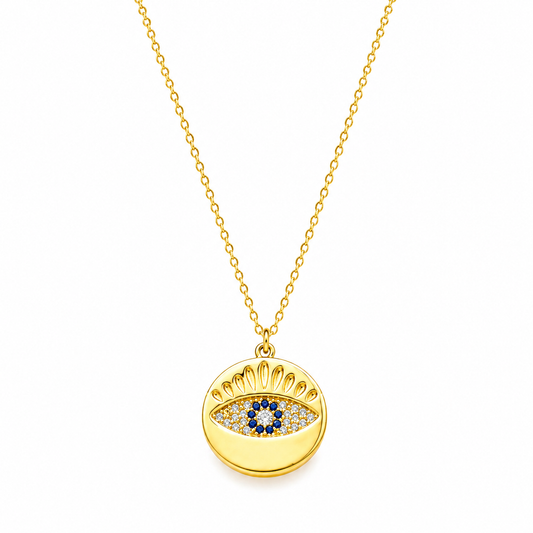 Eye Zircon Necklace