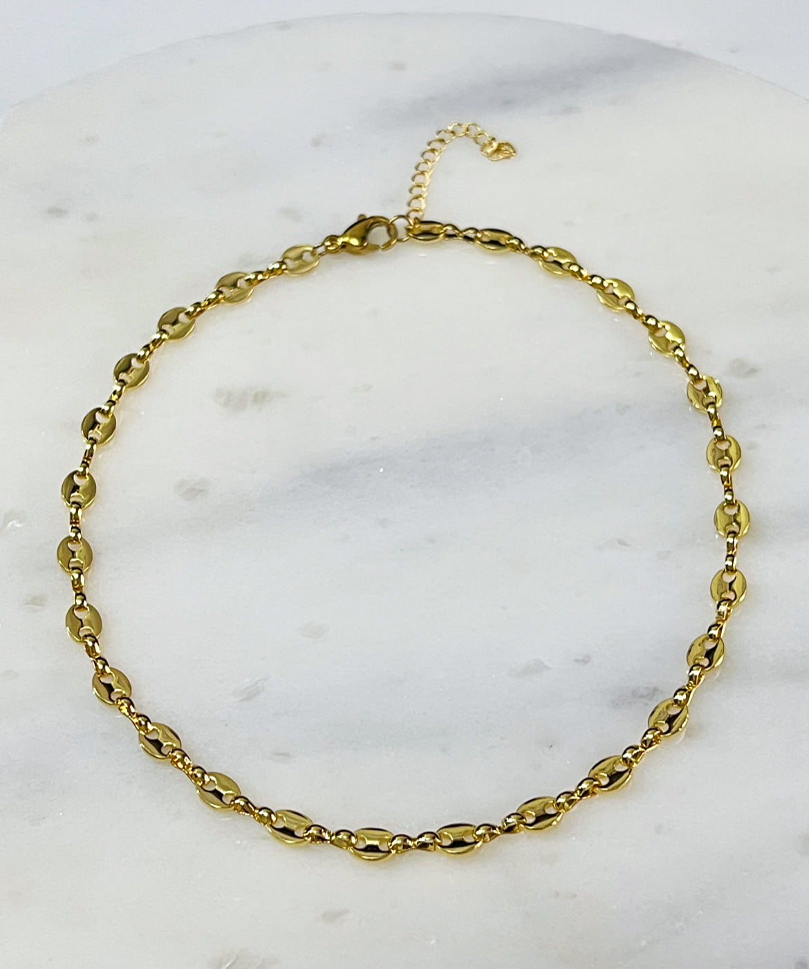 Gold Filled Soda Tab Chain Necklace