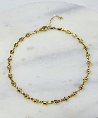 Gold Filled Soda Tab Chain Necklace