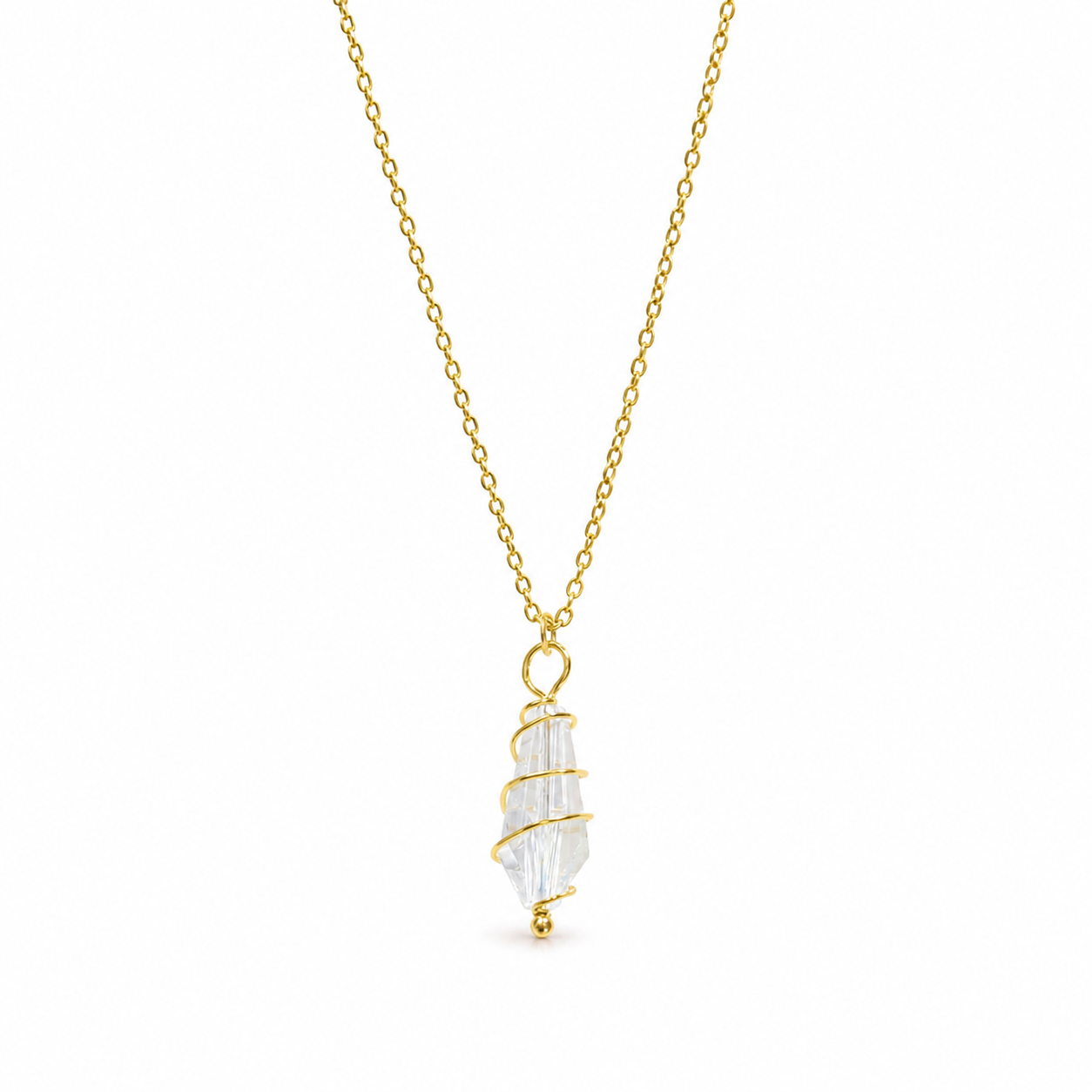 Crystal Drop Necklace