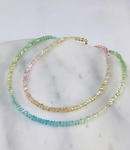 Cut Crystal Necklace