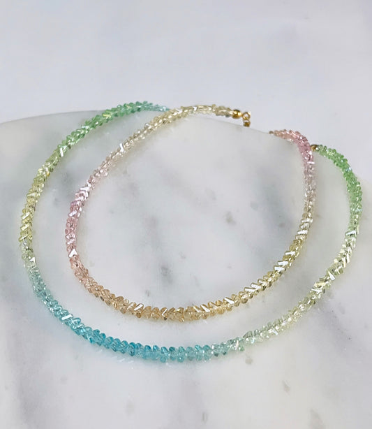 Cut Crystal Necklace