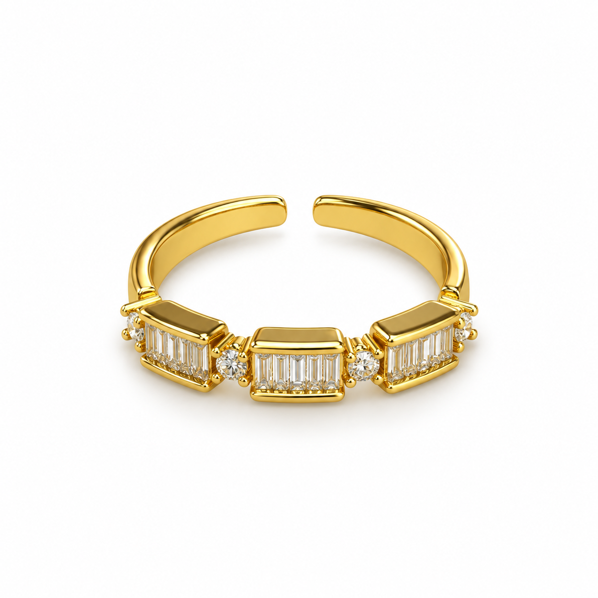 3-Stone Baguette Ring