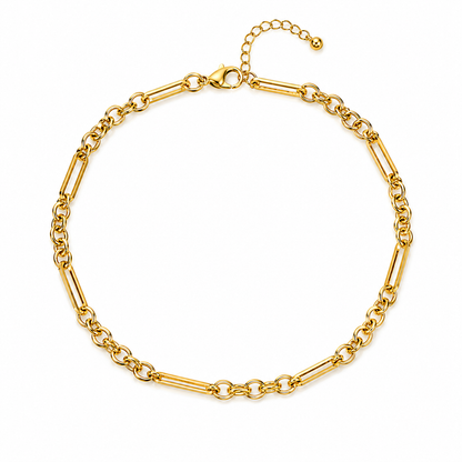 Gold Filled Paperclip Chain Necklace
