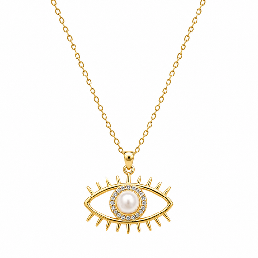 Eye Pearl Necklace