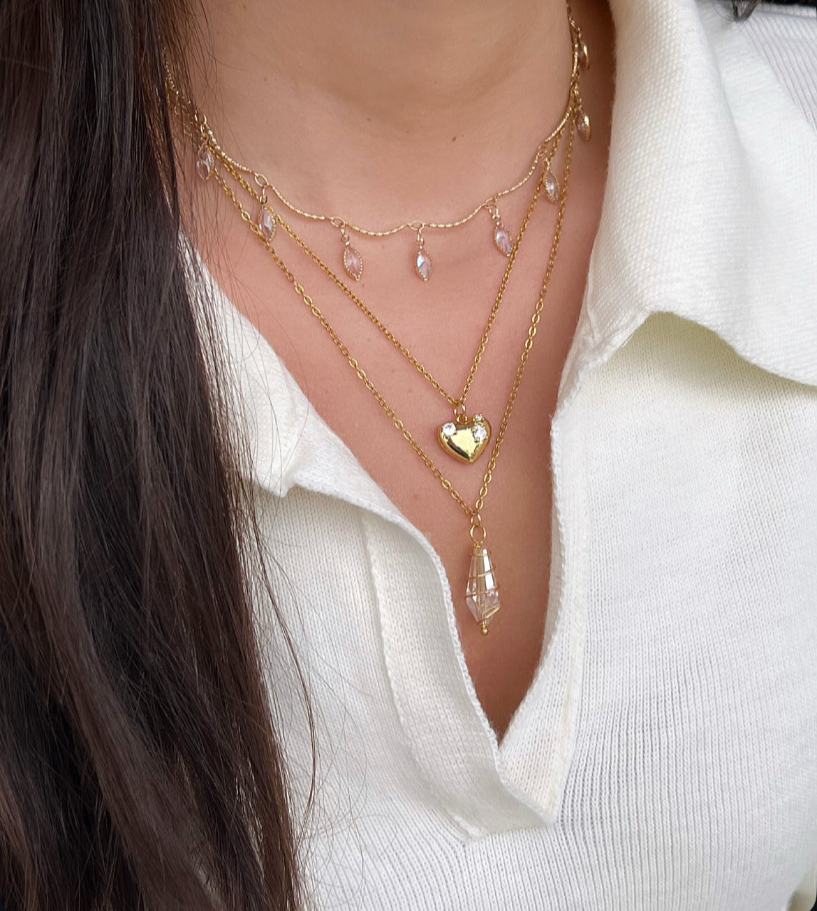 Crystal Drop Necklace