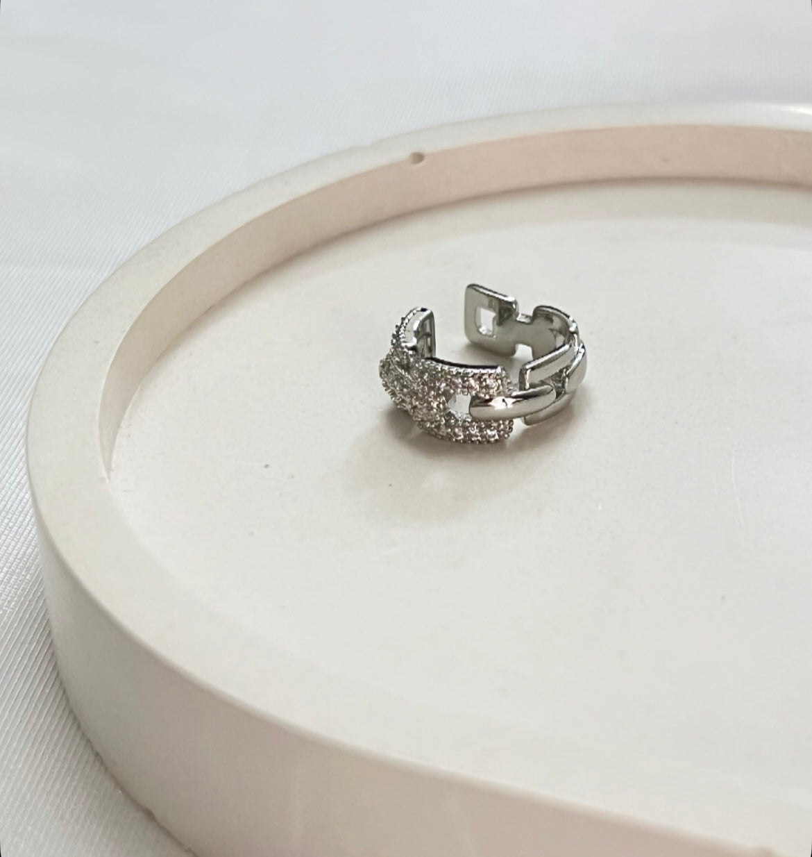 Pavé Chain Ear Cuff