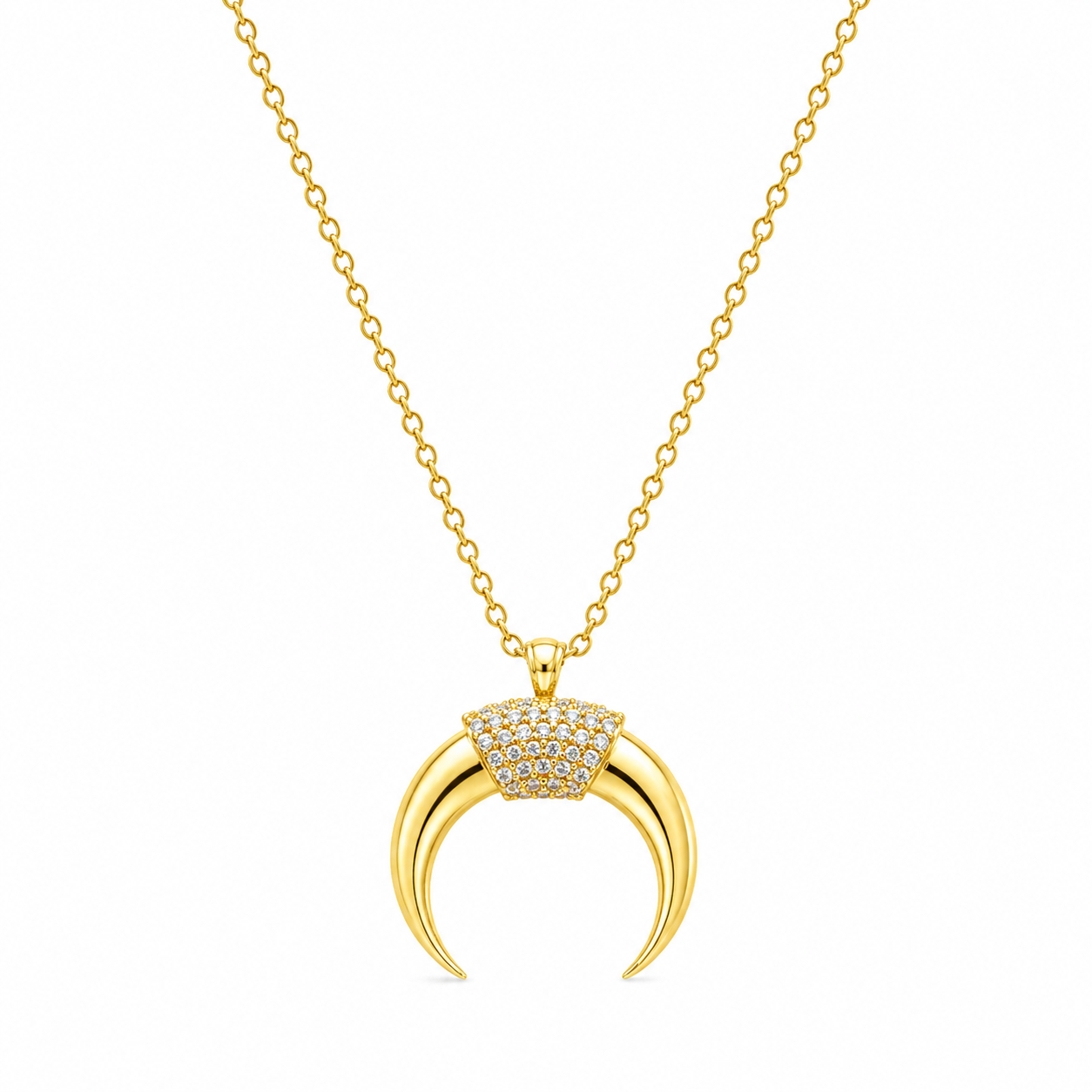 Moon Zircon Necklace