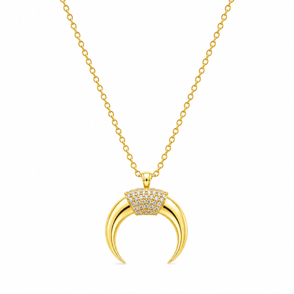 Moon Zircon Necklace