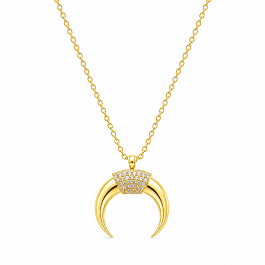 Moon Zircon Necklace