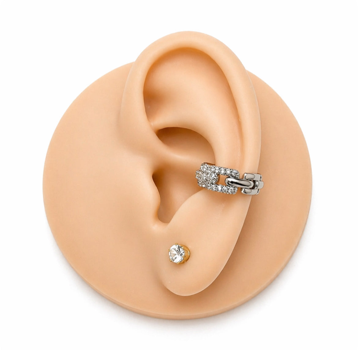 Pavé Chain Ear Cuff