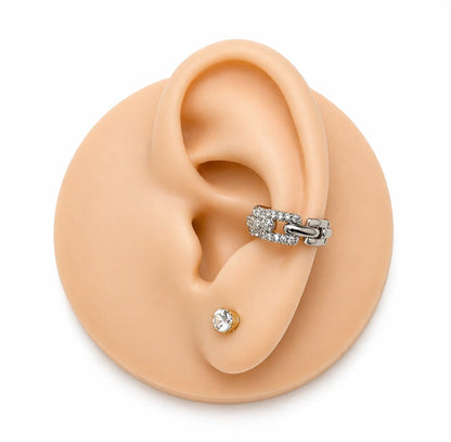 Pavé Chain Ear Cuff