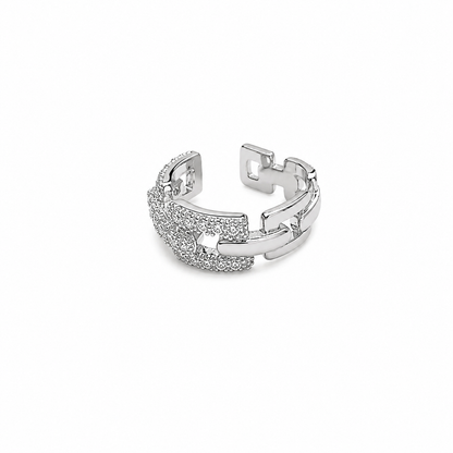 Pavé Chain Ear Cuff
